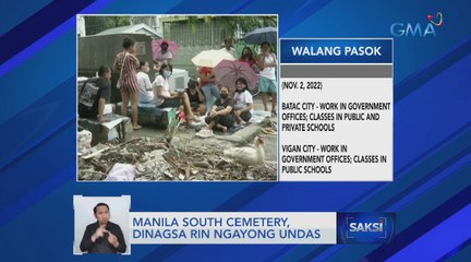 Manila North Cemetery, nag-cut off sa mga dalaw pero pinagbigyan din kalaunan ang mga humabol | Saksi