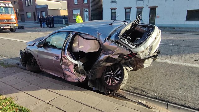 Accident à Anderlues