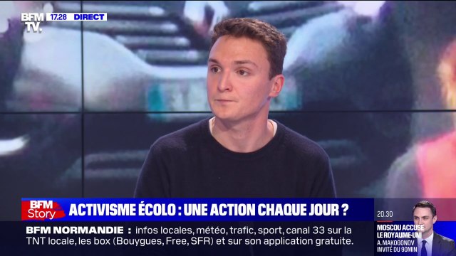 Activisme écologiste: On a tout essayé, […] la seule façon d'être entendu est d'entrer en résistance civile et de perturber , affirme ce militant