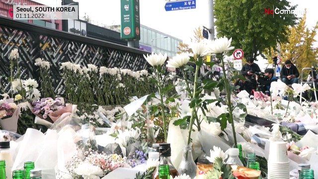 La Corée du Sud pleure les victimes de la bousculade de Halloween