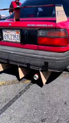 That’s some racecar aerodynamics right there  #toyota #car #cars