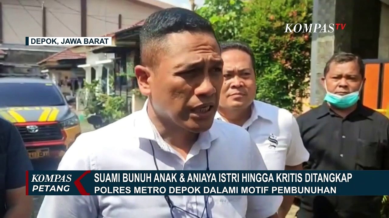 Suami Aniaya Istri hingga Kritis & Bunuh Anak Kandung! Polres Metro Depok Telusuri Motifnya!