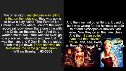 William Branham's Surprising Views on Television and Movies 📺