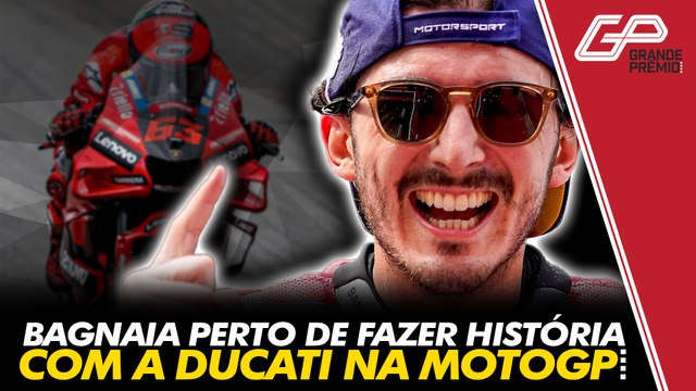 BAGNAIA CHEGA A VALÊNCIA A UM PASSO DA HISTÓRIA COM A DUCATI NA MOTOGP