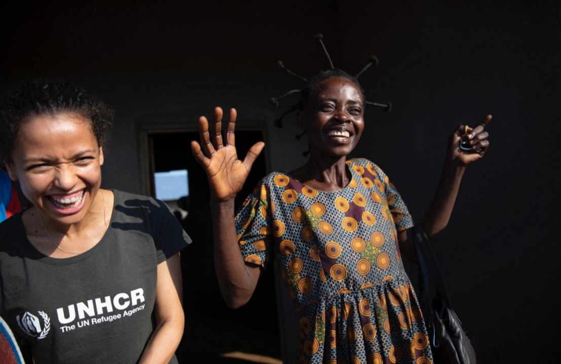 UNHCR Goodwill Ambassador Gugu Mbatha-Raw calls for support for millions displaced people in DR Congo