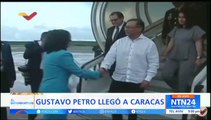 Llegada Presidente Gustavo Petro a Caracas