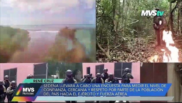 SEDENA llevará a cabo una encuesta de confianza- René Cruz reportero MVS Noticias 1 noviembre 2022