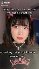 Since people requested for a video where the pick me girl acts normal for once #pickme #pickmegirl