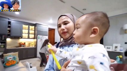LUCU ABIS ‼️RAYYANZA KAGET PAS DI PEGANG BOTAKNYA SAMA MAMA‼️ CIPUNG SEHAT KOK MAA
