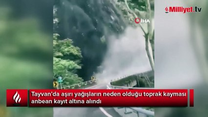 Tayvan’da aşırı yağış toprak kaymasına neden oldu