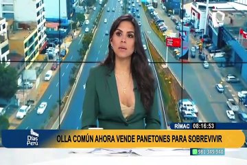 Ante la falta de apoyo: madres de olla común se amanecen horneando panetones para venderlos
