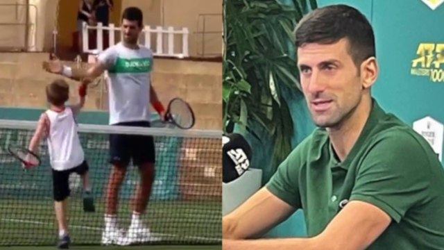 ATP - Rolex Paris Masters 2022 - Novak Djokovic : Je ne mets pas la pression à mon fils Stefan pour jouer au tennis, il n'a que 8 ans