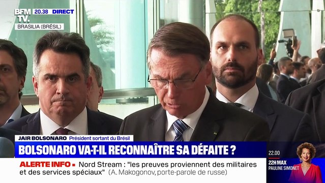 Élection présidentielle au Brésil: Jair Bolsonaro, battu par Lula, s'engage à respecter la Constitution