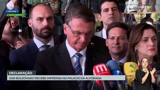 Rede 98 | Jair Bolsonaro faz 1º pronunciamento pós derrota nas urnas