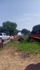 Desbloqueo en Quebrada Seca