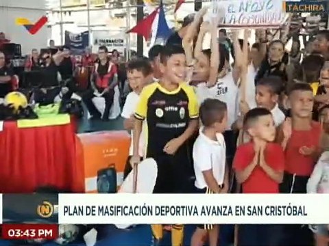 Con más de 60 Brigadas Deportivas Comunitarias se masifica el deporte en estado Táchira