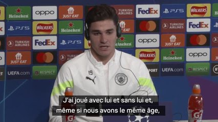 Man City - Haaland, Messi, Agüero… Julián Álvarez évoque ses idoles