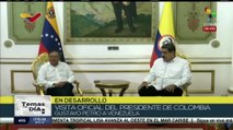 Pdte. Nicolás Maduro desarrolla con Gustavo Petro agenda abierta de trabajo