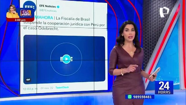 Fiscalía de Brasil suspende cooperación jurídica con Perú en caso Odebrecht