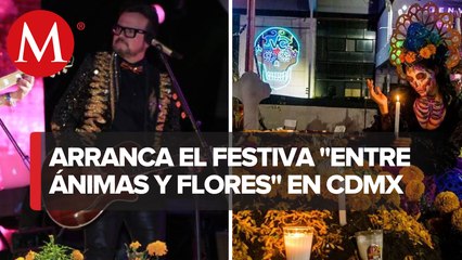 Con Aleks Syntek, alcaldía Venustiano Carranza inaugura festival de Día de Muertos