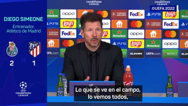 Simeone: Nos está costando y los números son malos, pero lo vamos a sacar