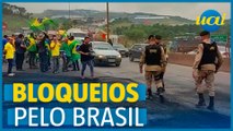 Bolsonaristas bloqueiam rodovias por todo o Brasil