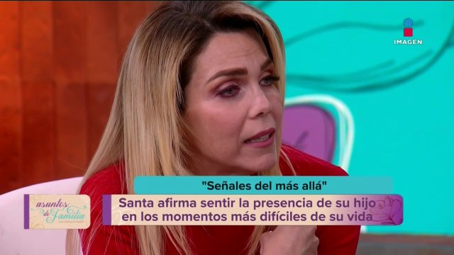 ‘No puedo superar la muerte de mi hijo’ Santa aún sufre la perdida de su hijo | Asuntos de Familia