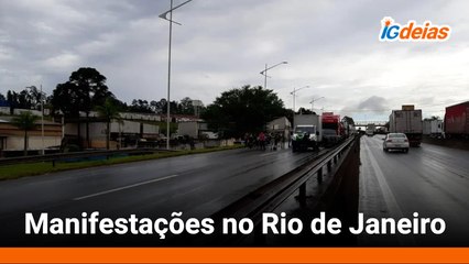 Manifestações no Rio de Janeiro