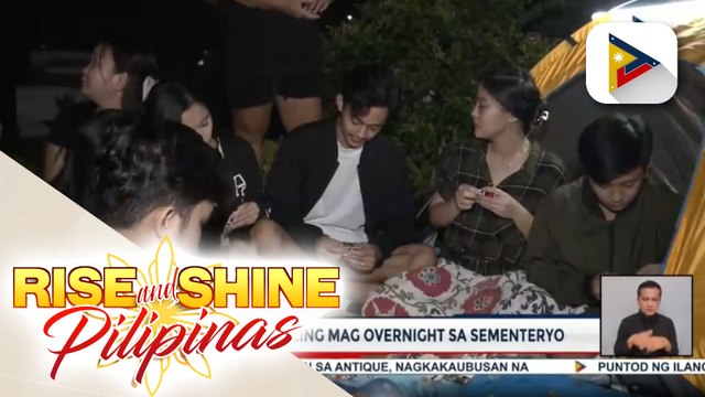 Ilang pamilya, piniling mag overnight sa sementeryo; QCPD: Undas 2022, naging mapayapa at maayos