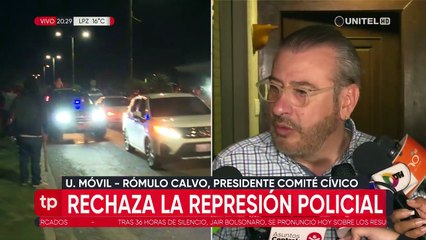 Rómulo Calvo pide cese de hostilidades para ir al diálogo