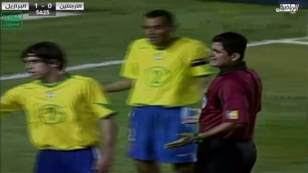 مباراة منتخب البرازيل 3 - 1 منتخب الارجنتين في...