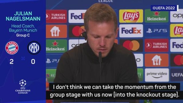 Nagelsmann hopes Bayern can take momentum into Bundesliga