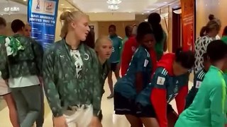 Nigeria and German Teams Sing & Danced Together After 2022 U17 Women's World Cup