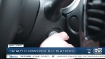 Catalytic converter thefts at Valley hotel