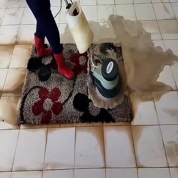 Increíble limpieza de alfombras sucias