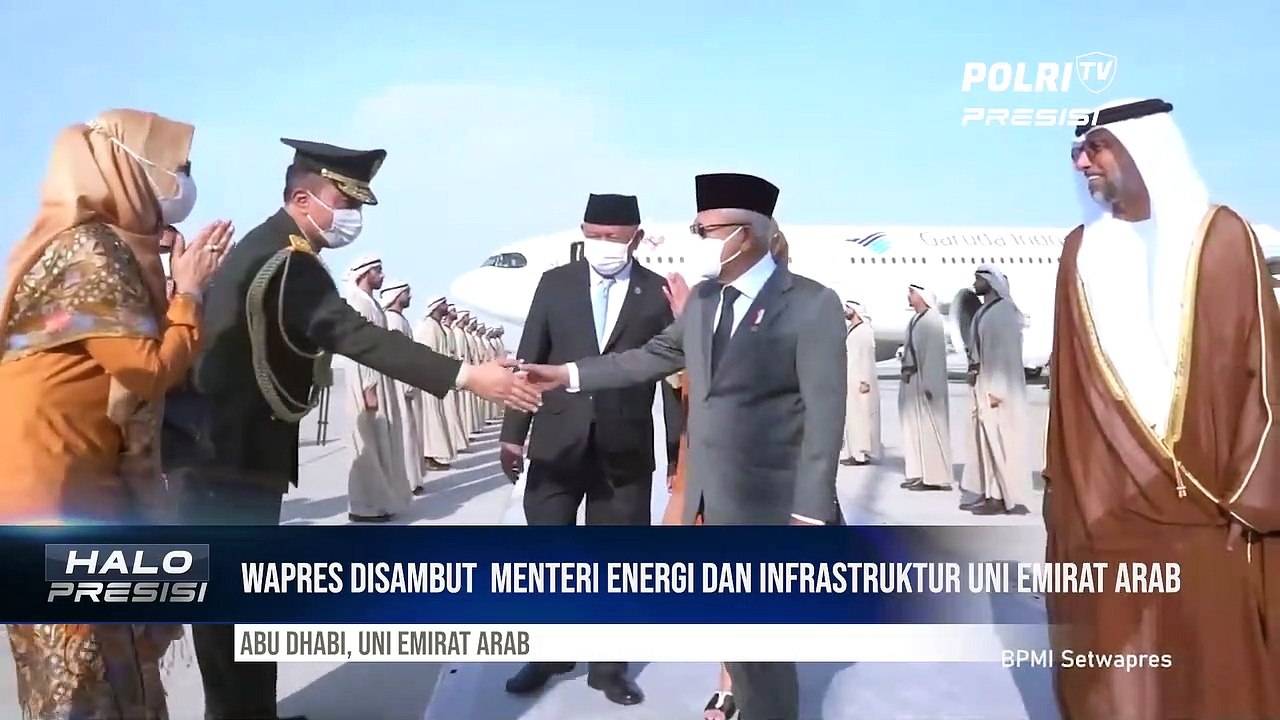 Wakil Presiden K.H Ma'ruf Amin tiba di Abu Dhabi, UEA