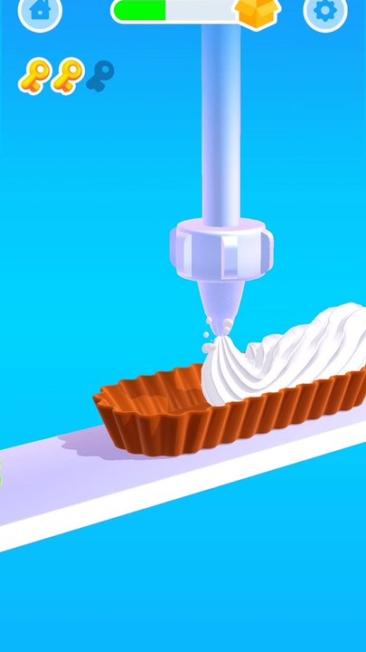 Milk cream cake new update level video games | Perfect icing cream cake game | Rik Gaming