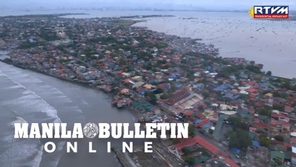 Aerial inspection of areas affected by Tropical Storm "Paeng" in Cavite