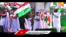 Rahul Gandhi Padayatra At Charminar , Slams TRS & BJP In Public Meeting _ Hyderabad _ V6 Teenmaar