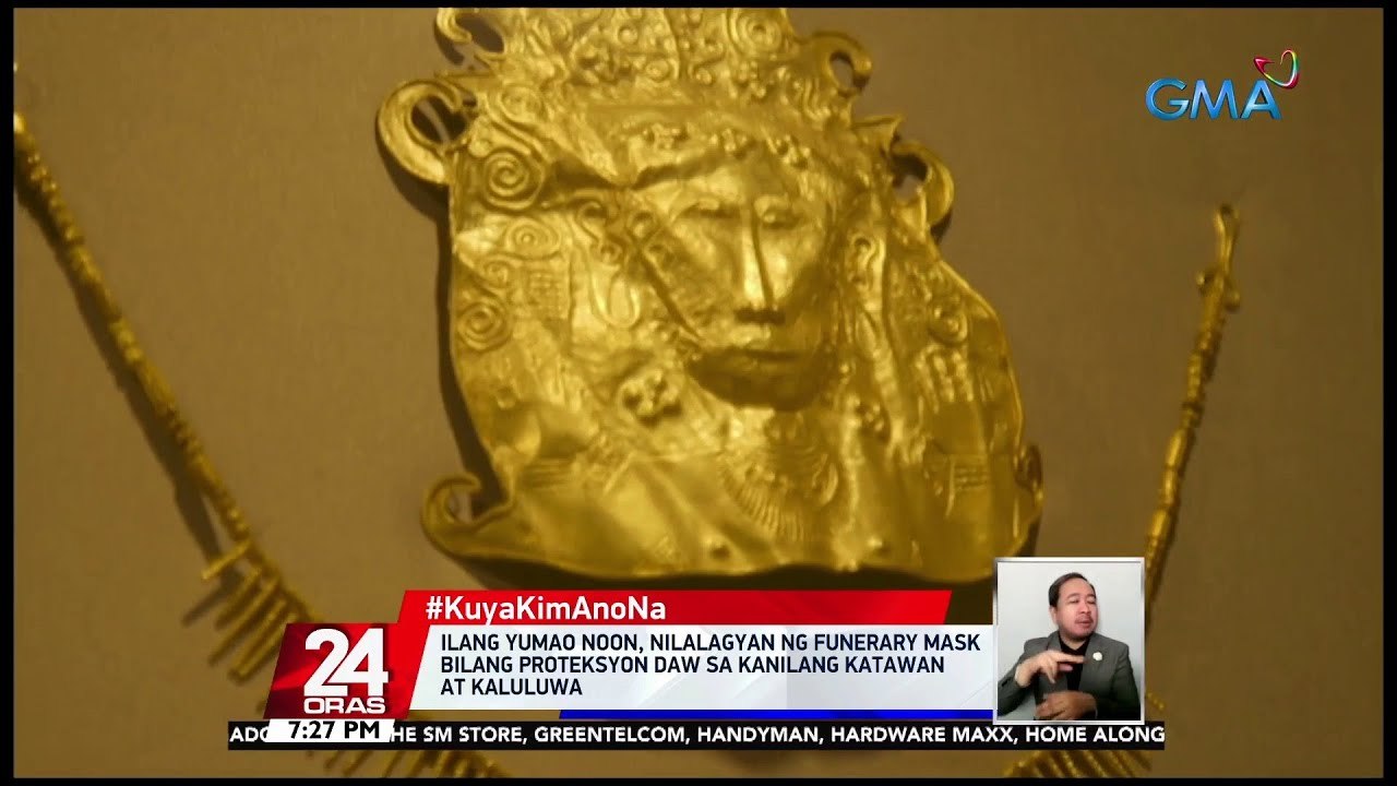 #KuyaKimAnoNa?: Ilang yumao noon, nilalagyan ng 'funerary mask' bilang proteksyon daw sa kanilang katawan at kaluluwa