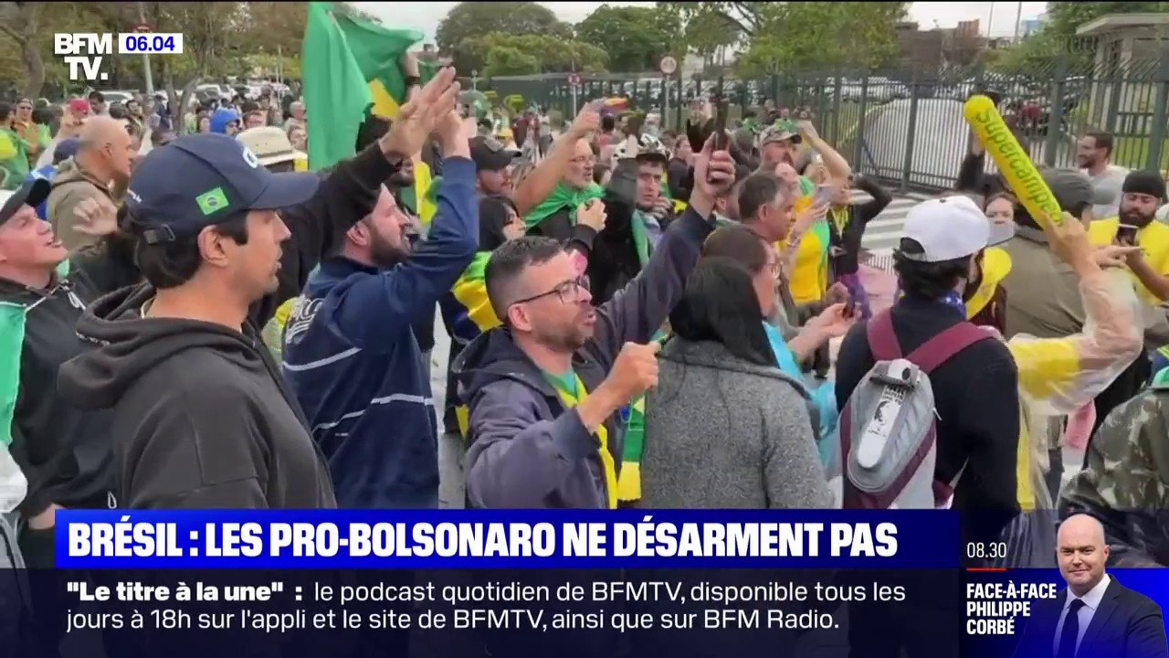 Présidentielle au Brésil: les pro-Bolsonaro continuent de manifester contre la victoire de Lula
