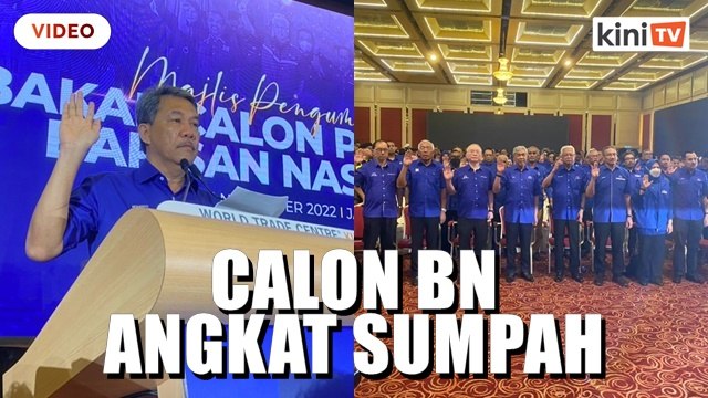 Calon BN bersumpah letak jawatan jika keluar atau dipecat parti