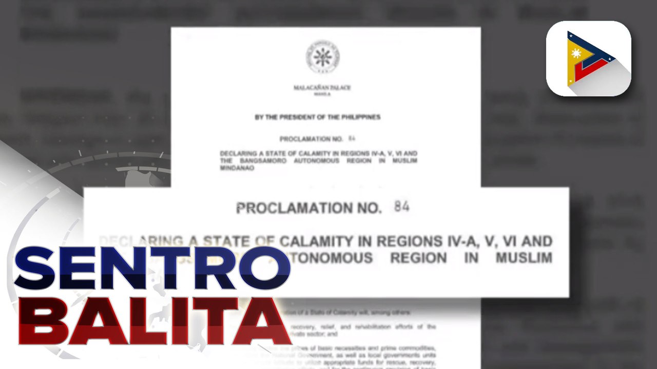 Apat na rehiyon sa bansa, isinailalim na sa state of calamity dahil sa matinding pinsala na idinulot ng Bagyong #PaengPH