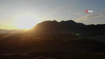 Kirkor Dağı'nda eşsiz gün batımı