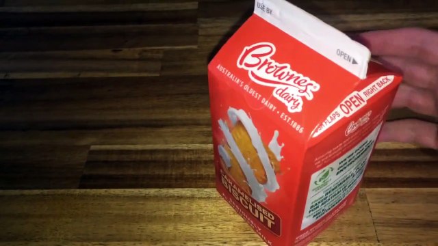 Trying Caramelised Biscuit Flavoured Milk