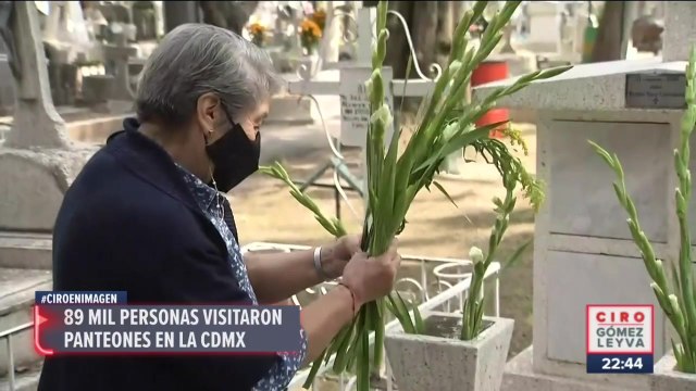 89 mil personas visitaron los 120 panteones de CDMX por Día de Muertos