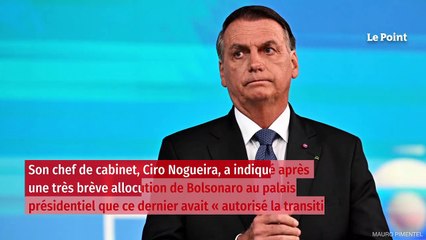 Brésil : Bolsonaro finit par reconnaître, à demi-mot, sa défaite