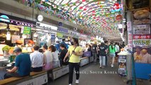 eating KOREAN STREET FOOD all day __ gwangjang market tour