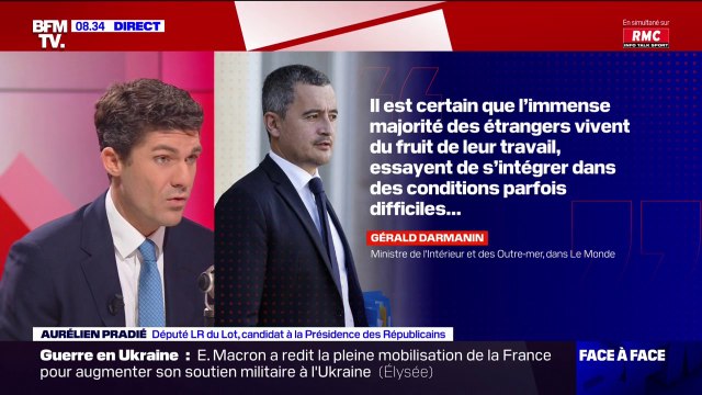 Régularisation des travailleurs sans-papiers: Aurélien Pradié totalement défavorable à ce qu'il nomme une régularisation massive