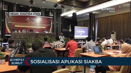 KPU Sumatera Utara Sosialisasi Aplikasi SIAKBA